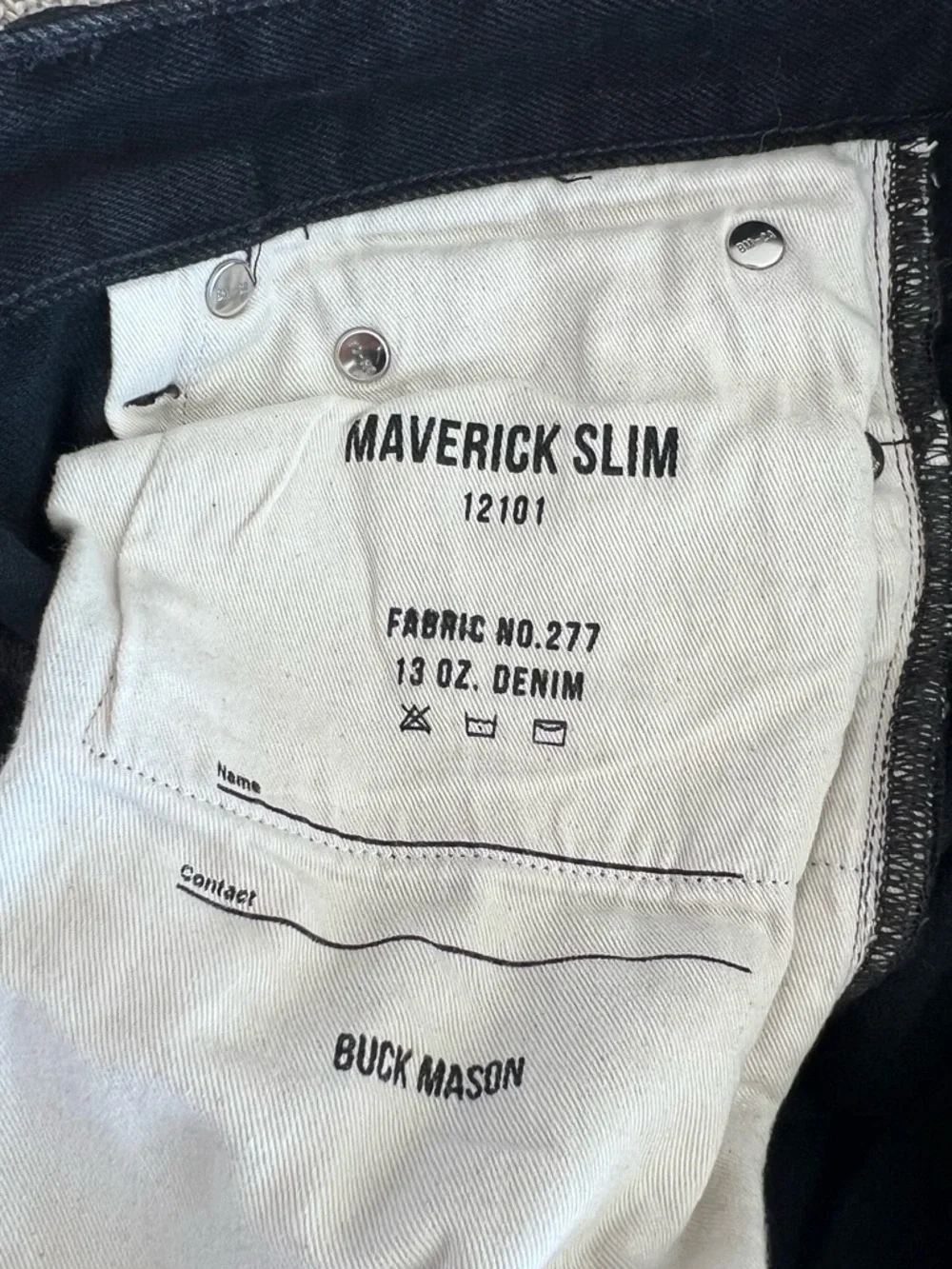 Buck Mason Men's Japanese Denim Maverick Slim Jeans